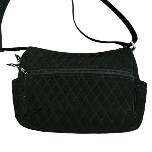 Vera Bradley Black Quilted Shoulder Bag - Picture 4 of 9